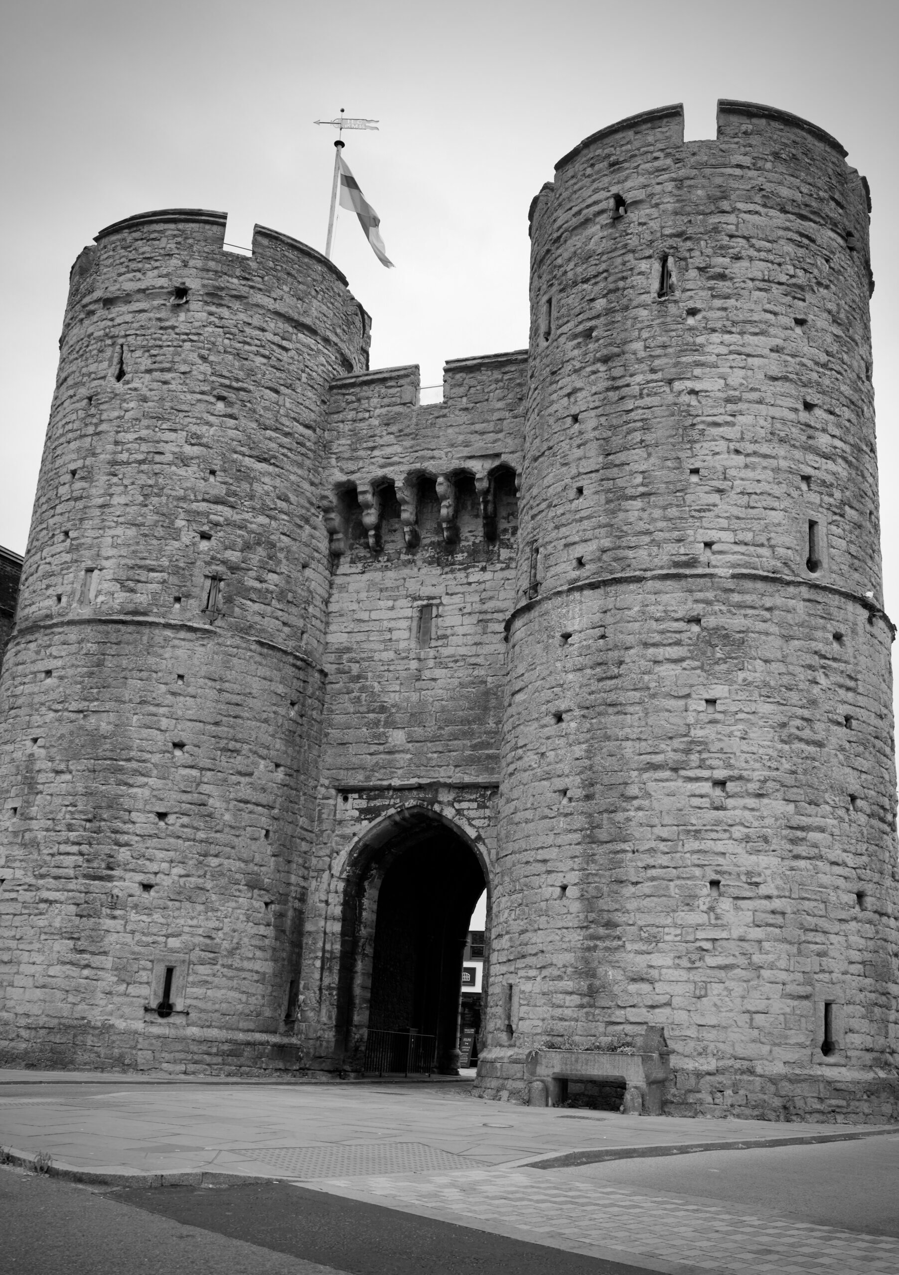 Westgate Towers, a historic landmark in Canterbury near Home from Home Canterbury homestay