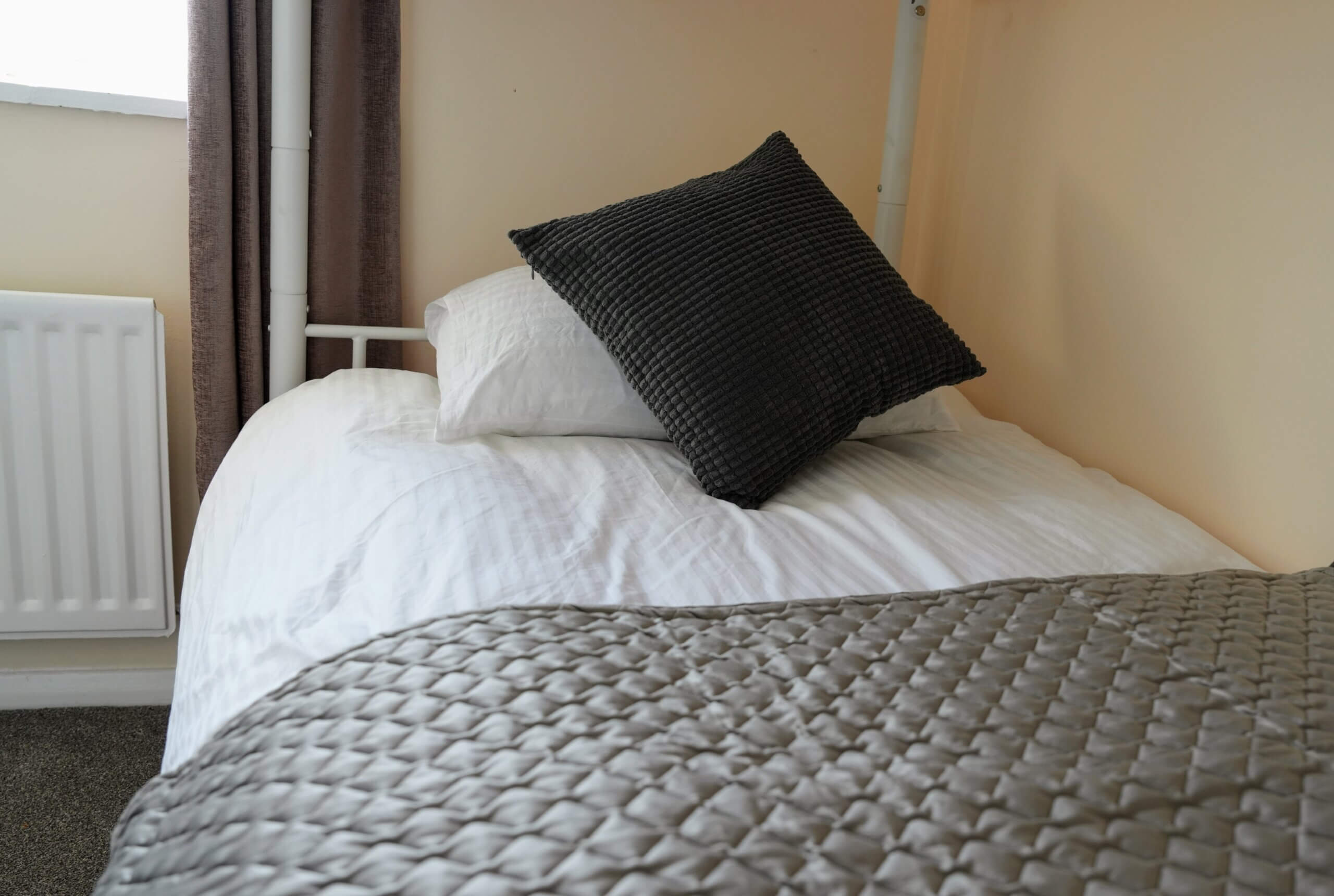 A homestay bedroom at Home From Home Canterbury, ready for an international boarding student